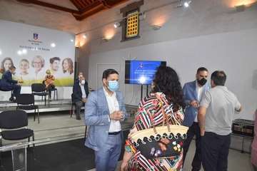 La presentación del Plan de Reactivación Económica y Social de Telde tuvo lugar este lunes en la ermita de San Pedro Mártir (Foto Francisco Javier Santana)